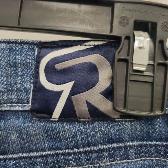 Rock & Republic Kasandra Women's Vintage Blue Rinse Gemstone Bootcut Jeans 27 - Picture 9 of 12